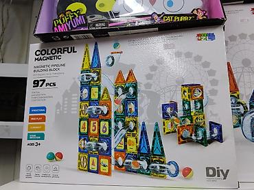 Оюнчуктар: Магнитный конструктор «Colorful Magnetic» — набор с трубопроводами для — 1