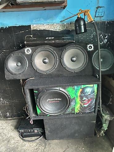 авто эквалайзер: Avto audio sistemi – tam komplekt - Subwoofer: Pioneer Champion — 1