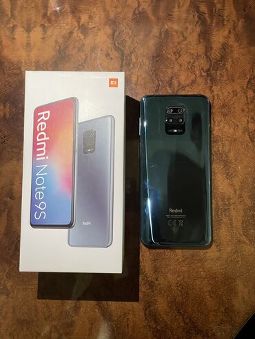 телефон asus: Redmi, Redmi Note 9S, Б/у, 64 ГБ, цвет - Серый, 2 SIM
