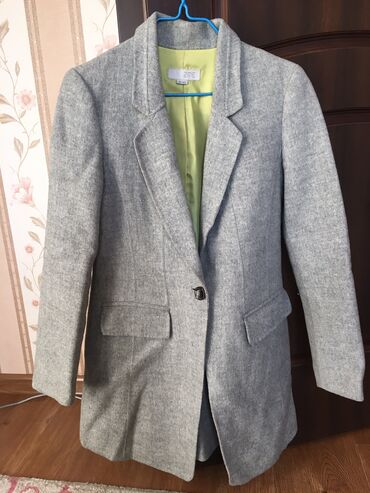 мужское пальто с меховым воротником: Пальто, S (EU 36)