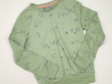 bluzka w kwiaty bonprix: Sweatshirt, Little kids, 9 years, 128-134 cm, condition - Good