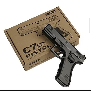 арбизные пушки: ​💥 Металлический игрушечный пистолет Airsoft C7 (6 мм) 💥 ​Качественный — 1
