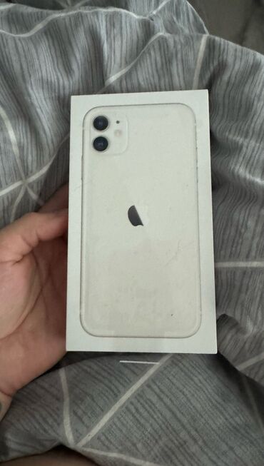 мышь для ноутбука: IPhone 11, Б/у, 64 ГБ, Белый, Коробка, Кабель, 85 %