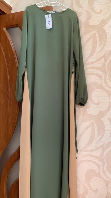 uzun koynekler: Повседневное платье, Миди, 2XL (EU 44)