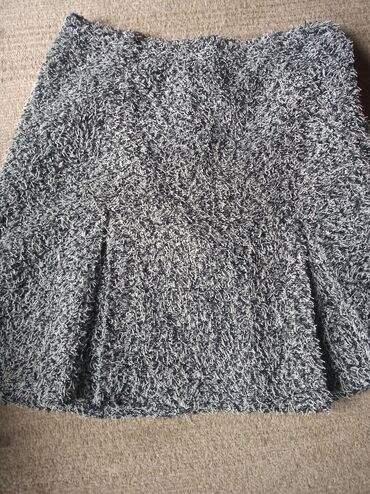 teksas mini suknja: M (EU 38), Mini, color - White