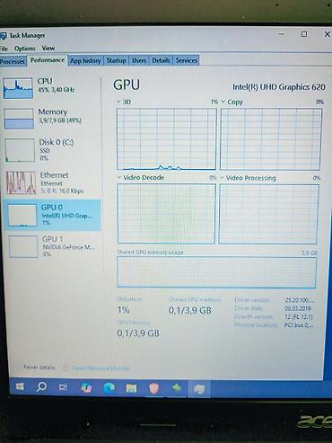 acer notro 5: İşlənmiş Acer Aspire, 15.6 ", Intel Core i3, 128 GB — 3