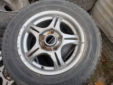 купить диски на ниву бу: Дөңгөлөктөр монтажда 185 / 70 / R 14, Кыш, Колдонулган, Комплект, Темир, тешиктери - 10