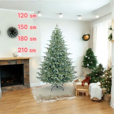 Yeni il ağacları: Yolkalar 60-300sm Hər qiymete var whatsappdan yazin olcusun ve — 9