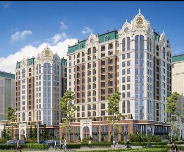 квартира киргизия: 2 комнаты, 101 м², Элитка, 12 этаж, ПСО (под самоотделку)