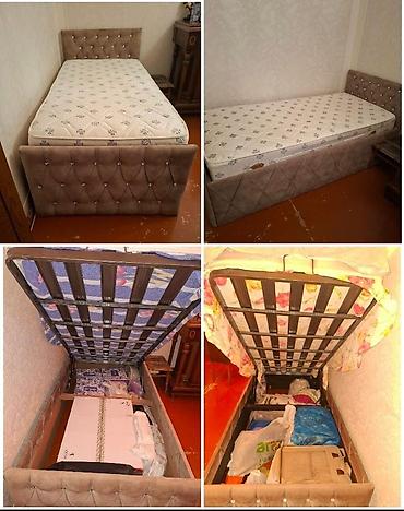 4 ədəd bazalı çarpayı 2 ed matraslı biri 220 azn 2ed matrasızdı biri