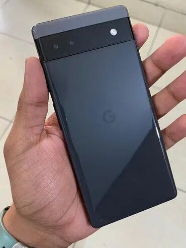 Google: Google Pixel 6A, Б/у, 128 ГБ, цвет - Серый, 1 SIM, eSIM