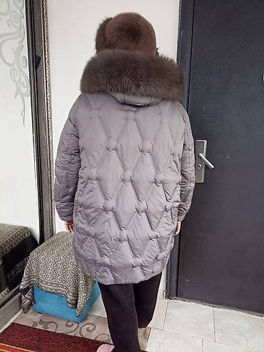 куртки колумбия: Пуховик, Короткая модель, С мехом, XL — 2