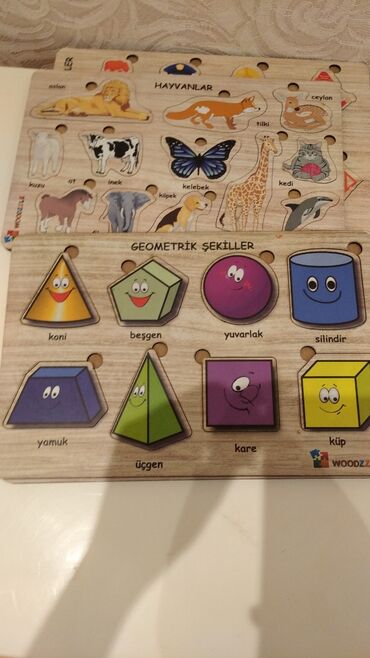 Oyuncaqlar: Taxta puzzle, öyrədici oyuncaq.Yenidiler,sondakilarda 1-2 si — 6