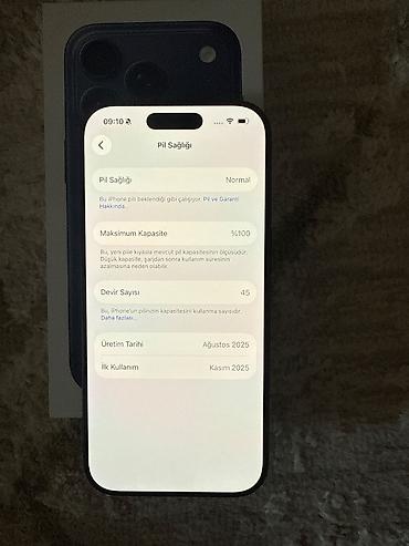 vision pro: IPhone 17 Pro, 256 GB, Göy — 3