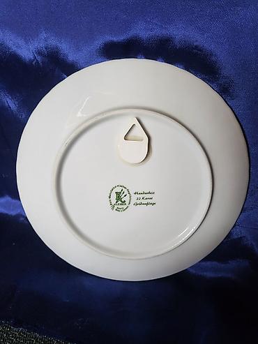 original nike tech: Tanjir za zid Klajber porcelan Bavarija rucni rad sa 22- om pozlatom — 8
