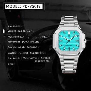 Ručni satovi: PAGANI DESIGN PD-YS019 - 37mm - Tiffany plava PAGANI DESIGN PD-YS019 — 16