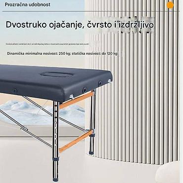 Medicinski nameštaj: Predstavljamo terapeutski krevet za masažu sa okvirom od nerđajućeg — 9