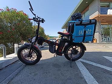 Elektrik velosipedi – yük/çatdırılma üçün tam təchizatlı “fat-tire”