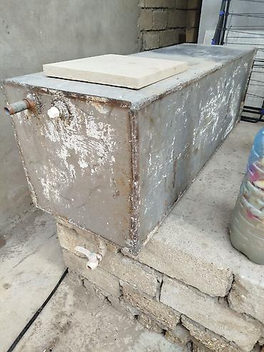 paslanmaz cən: Metal su çəni / qızdırıcı bak - Material: qalın divarlı metal — 3
