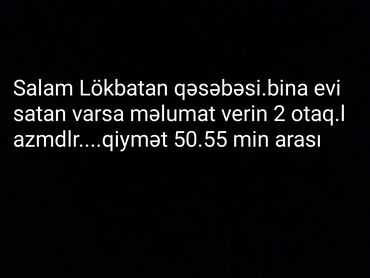 kıraye evler qara qarayevde: 50 kv. m, 2 otaqlı