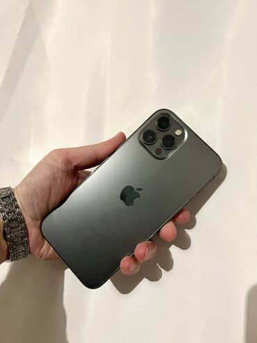 iphone 12 pro dubai qiymeti: IPhone 12 Pro Max, 128 GB, Gümüşü