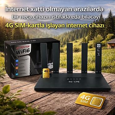Modemlər və şəbəkə avadanlıqları: Mifi/Wifi Modem 4G IMEI qeydiyyat üçün 15Azn bura yazılan qiymətdən — 8