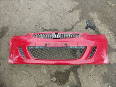 фе: Алдыңкы Бампер Honda 2005 г., Колдонулган, түсү - Кызыл, Оригинал