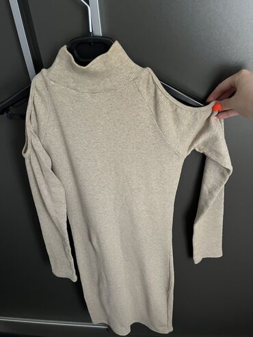 helanke rebrasti pamuk: Color - Beige, Long sleeves