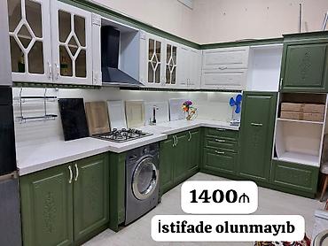ucuz mebeler: Endirim olundu🛑🛑mətbəx mebeli 1400₼. Yeni yığılıb. İstifadə — 1