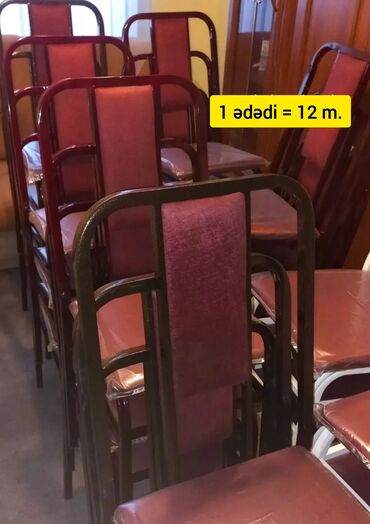 Restoran mebeli: ENDİRİMLİ qiymətə YENİ STULLAR satılır — 12