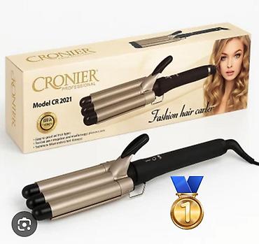CRONIER Professional Fashion Hair Curler – Model CR 2021 - 3 borulu