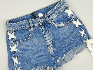 legginsy woskowane z wysokim stanem: H&M, Szorty damskie, rozmiar XS