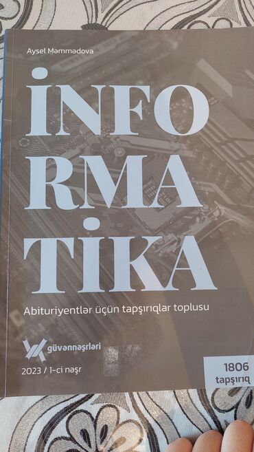 informatika testleri pdf: Informatika Guven nesriyyati test banki.Yenidir kecen il anilib,cox az