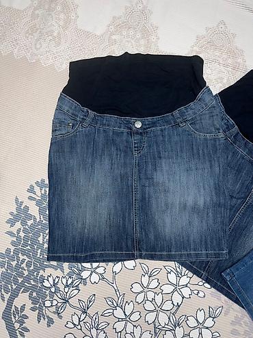 Юбки: Продаю джинсовые юбки для беременных Германия Резинка очень комфортная — 2