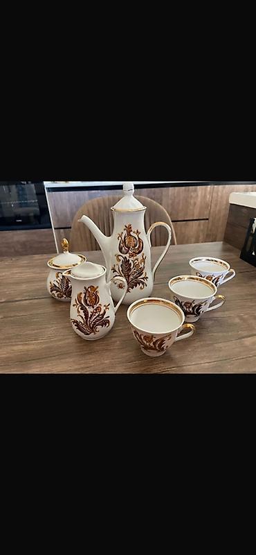 xrom caydan: Çay dəsti, rəng - Ağ, Farfor, 4 nəfərlik — 1