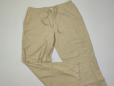 beżowe bluzki damskie: Spodnie materiałowe, S, stan - Dobry