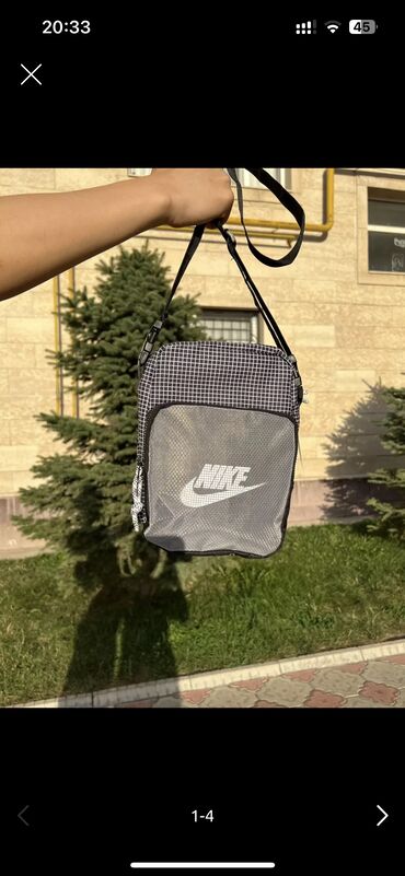 женские сумки кросс боди: Найк барсетка легекая большая nike