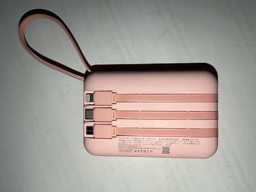 xiaomi 5: Портативный аккумулятор CAFELE, розовый - Емкость: 20000 мА·ч — 1