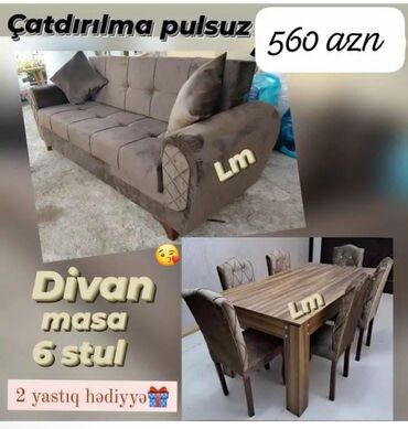 Divan və masa dəstləri: Divan və masa dəstləri