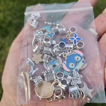 Setovi nakita: Set: Minđuše, Narukvica, Ogrlica, Materijal: Hirurški čelik — 8