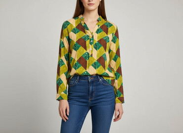 bluzki do garnituru: Women's blouse, size S