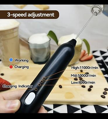 elektrikli mini mikser: Portativ elektrikli süd köpürdücüsü və mini çırpıcı. - Məhsulun — 5