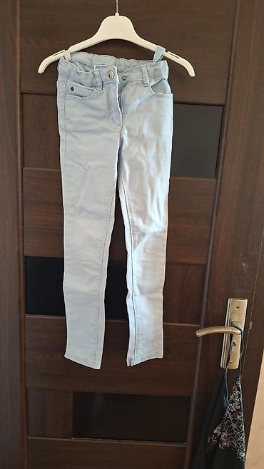 Джинсы и брюки: Uşaq cins şalvarları seti - Model 1: Açıq mavi “distressed” üslublu — 3
