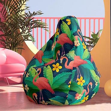 tutu haljine: Lazy Bag – Šareni flamingosi, tropska pozadina (šifra: 013-270) Opis — 1