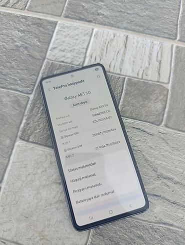 Мобильные телефоны: Samsung Galaxy A53 5G, 128 ГБ, цвет - Черный, Две SIM карты — 3