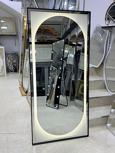 wall mirror: Напольное зеркало с LED‑подсветкой - Формат: прямоугольное — 1