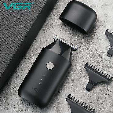 tostur: Mini Trimmer VGR 932 - 6000 RPM / 600mAh / 120 Dəqiqə / Cord/Cordles — 6