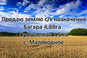 Продажа участков: Для сельского хозяйства