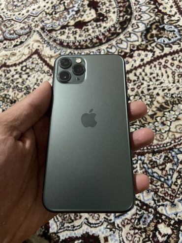 куплю бу холодильник: IPhone 11 Pro, 256 ГБ, Matte Midnight Green, Face ID