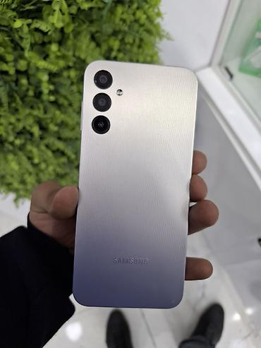 scanner: Samsung Galaxy A14, 64 GB, rəng - Gümüşü, Barmaq izi — 1